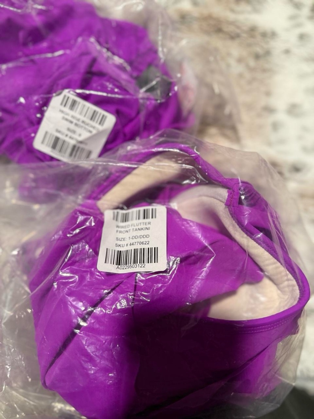 torrid Bright Purple Ruched Tankini Set - Picture 5 of 7